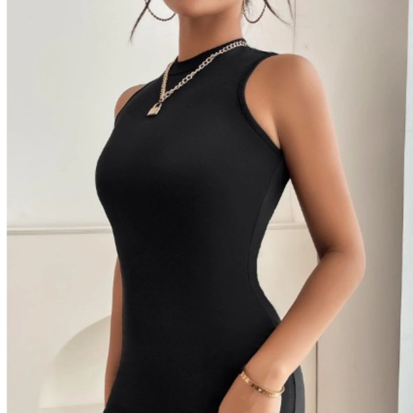 Shein Petite XXS Little Black Dress - Picture 4 of 5